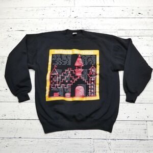 Vintage Soffe Sweatshirt Mens Large German Deutsch Travel Graphic‎ 90s Crewneck
